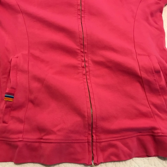 Ford “Warriors in Pink” rose pink zip up sweatshirt jacket / printed design (M) - Picture 13 of 16